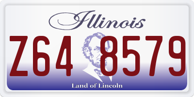 IL license plate Z648579
