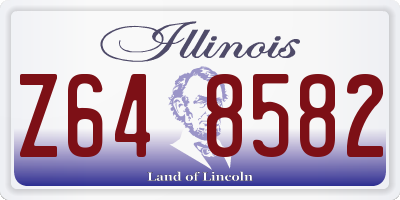 IL license plate Z648582