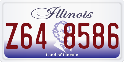 IL license plate Z648586
