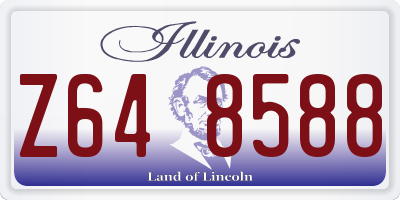 IL license plate Z648588
