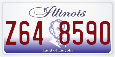 IL license plate Z648590