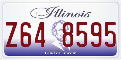IL license plate Z648595