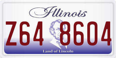 IL license plate Z648604