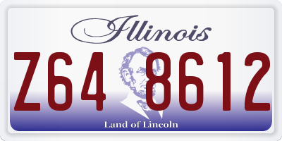 IL license plate Z648612