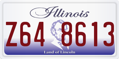 IL license plate Z648613