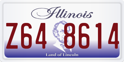 IL license plate Z648614