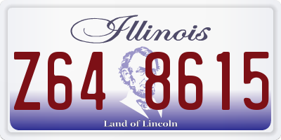 IL license plate Z648615