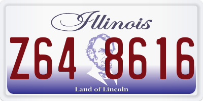 IL license plate Z648616