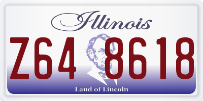 IL license plate Z648618