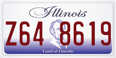 IL license plate Z648619