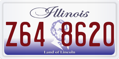 IL license plate Z648620