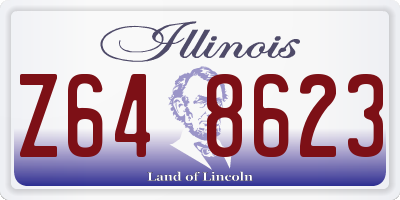 IL license plate Z648623