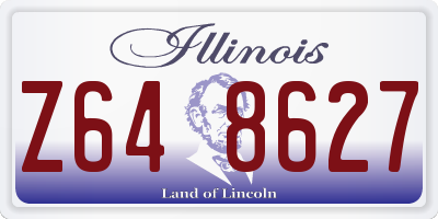 IL license plate Z648627