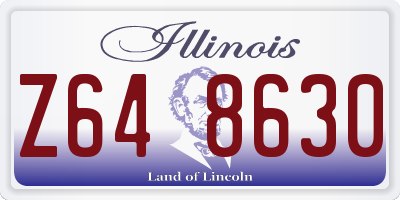 IL license plate Z648630