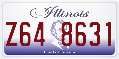 IL license plate Z648631