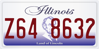 IL license plate Z648632