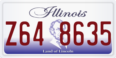 IL license plate Z648635