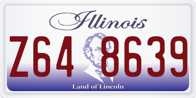 IL license plate Z648639