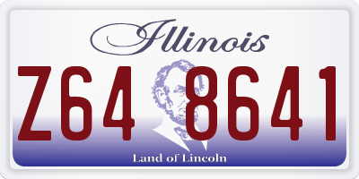 IL license plate Z648641