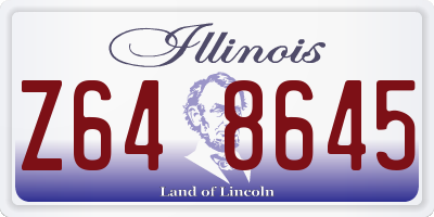 IL license plate Z648645