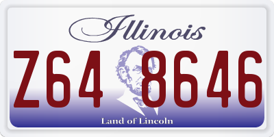 IL license plate Z648646