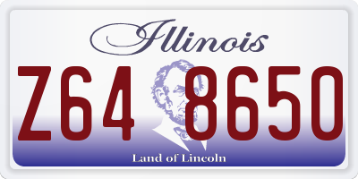 IL license plate Z648650