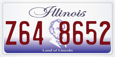 IL license plate Z648652