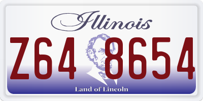 IL license plate Z648654