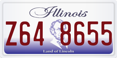 IL license plate Z648655