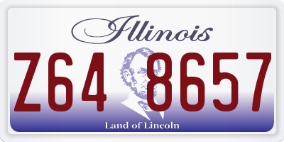 IL license plate Z648657