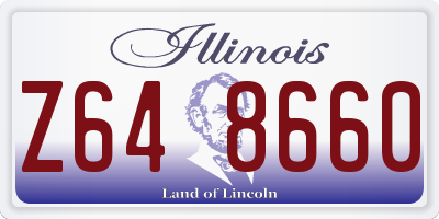 IL license plate Z648660