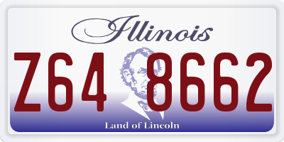 IL license plate Z648662
