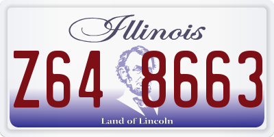IL license plate Z648663