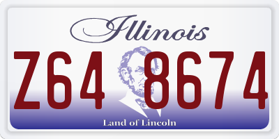 IL license plate Z648674