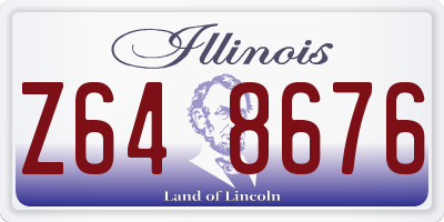 IL license plate Z648676