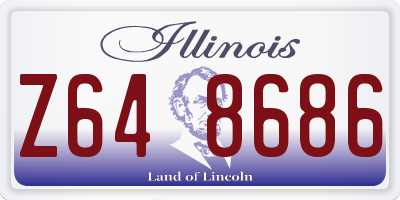 IL license plate Z648686