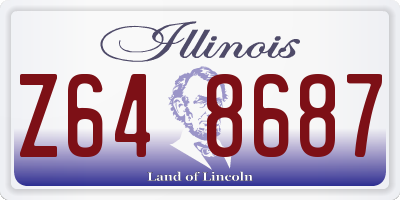IL license plate Z648687