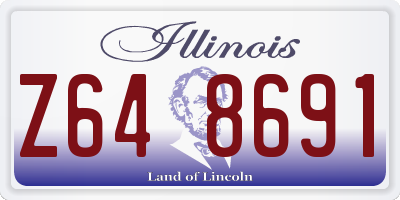 IL license plate Z648691