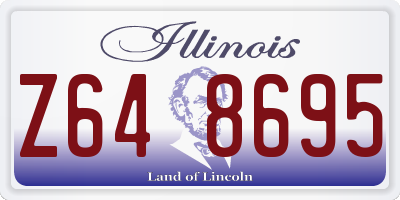 IL license plate Z648695