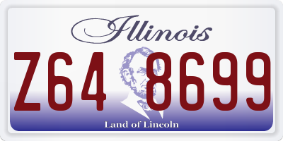 IL license plate Z648699