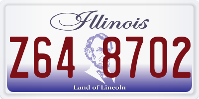 IL license plate Z648702