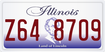IL license plate Z648709