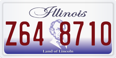 IL license plate Z648710
