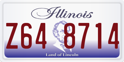 IL license plate Z648714