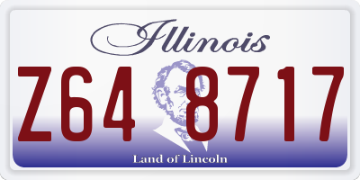 IL license plate Z648717