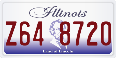 IL license plate Z648720