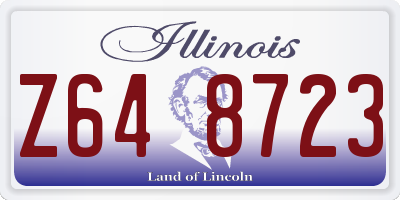 IL license plate Z648723