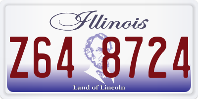 IL license plate Z648724