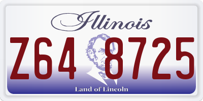 IL license plate Z648725