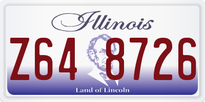 IL license plate Z648726
